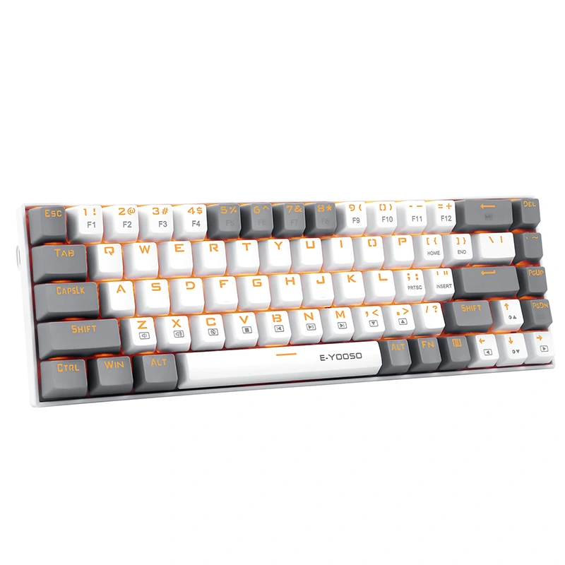 68 kī Mechanical Gaming Uea LED Backlight Keyboard