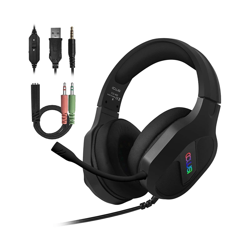 Poʻo pāʻani 3.5mm Uea RGB hiki ke hoʻololi