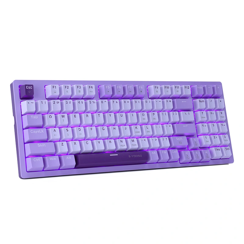 Alakaʻi ʻia ʻo Mechanical Gaming Keyboard 94 Key Wired